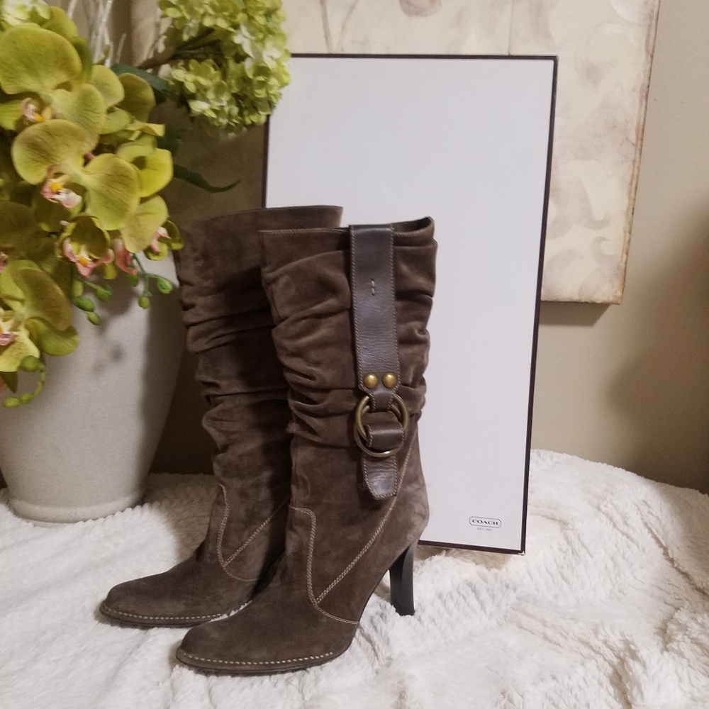 Coach suede boots - Picture 3 of 4